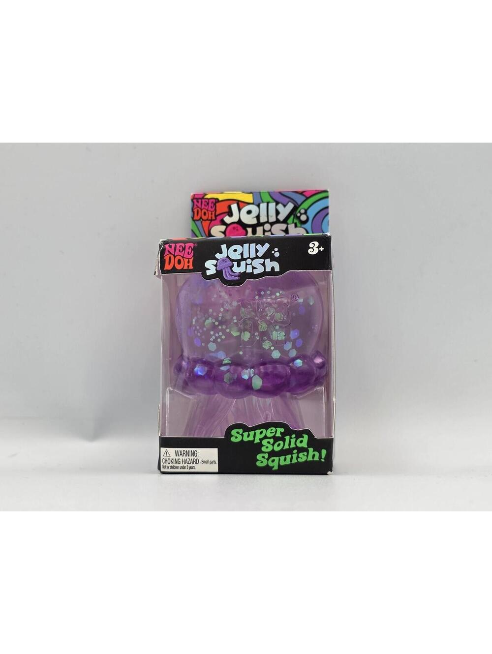 NeeDoh Jelly Squish Fidget Toy Super Solid Squish Sensory Stress Relief